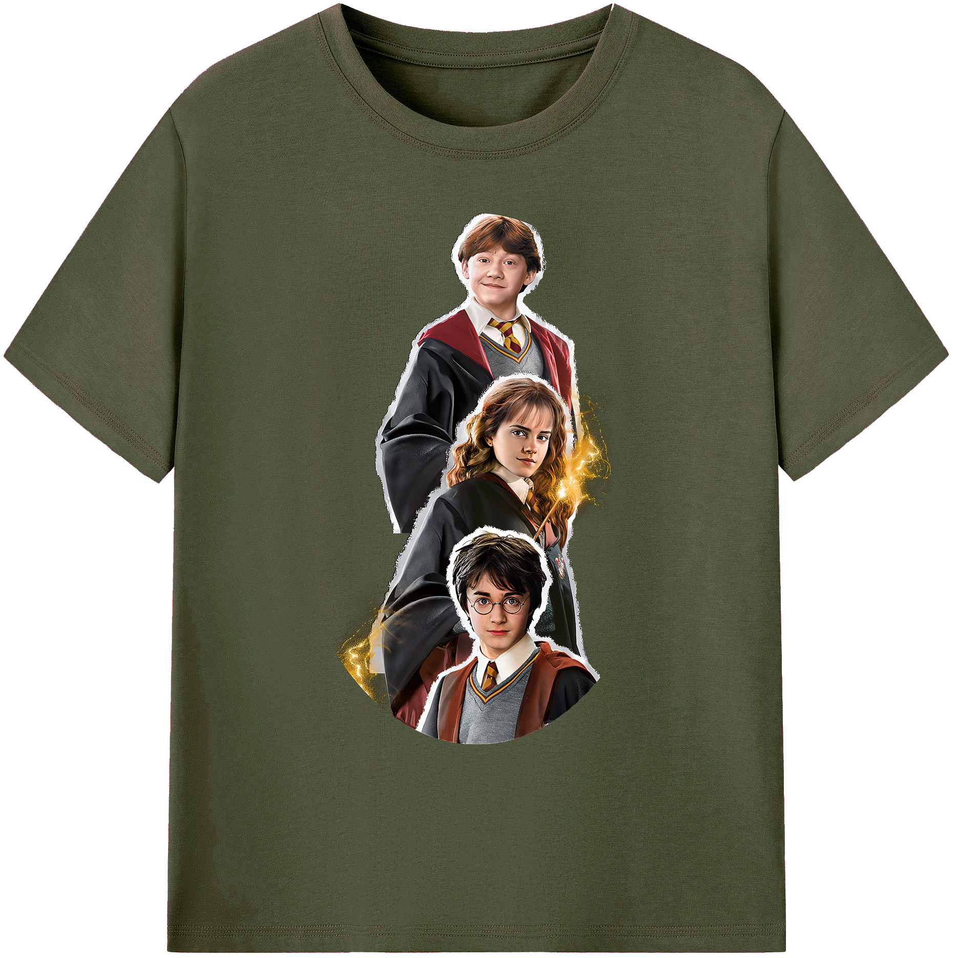 （画像用） Harry Potter ハリー・ポッターシリーズ 綿100％ メンズ半袖Tシャツ｜肌触りやわらか＆通気性